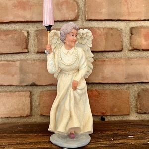 NWT Heaven’s Retired Angels Figurine, Ms. Weatherbee “Oh that rainy day feeling”